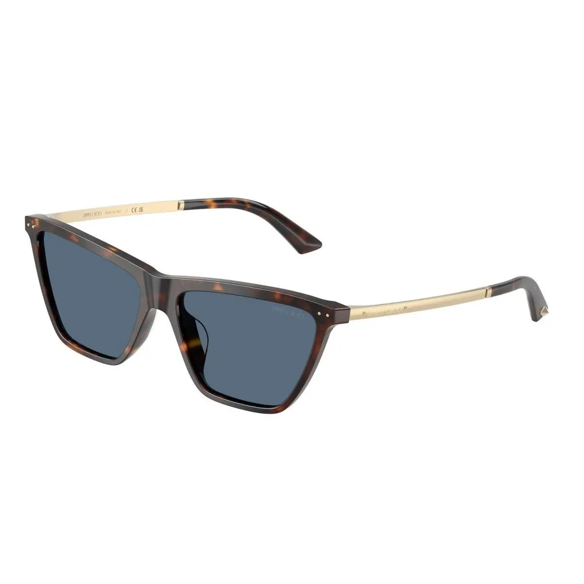 JC 5059 U Havana / Dark Blue 500280 Size 56 Sunglasses by Jimmy Choo