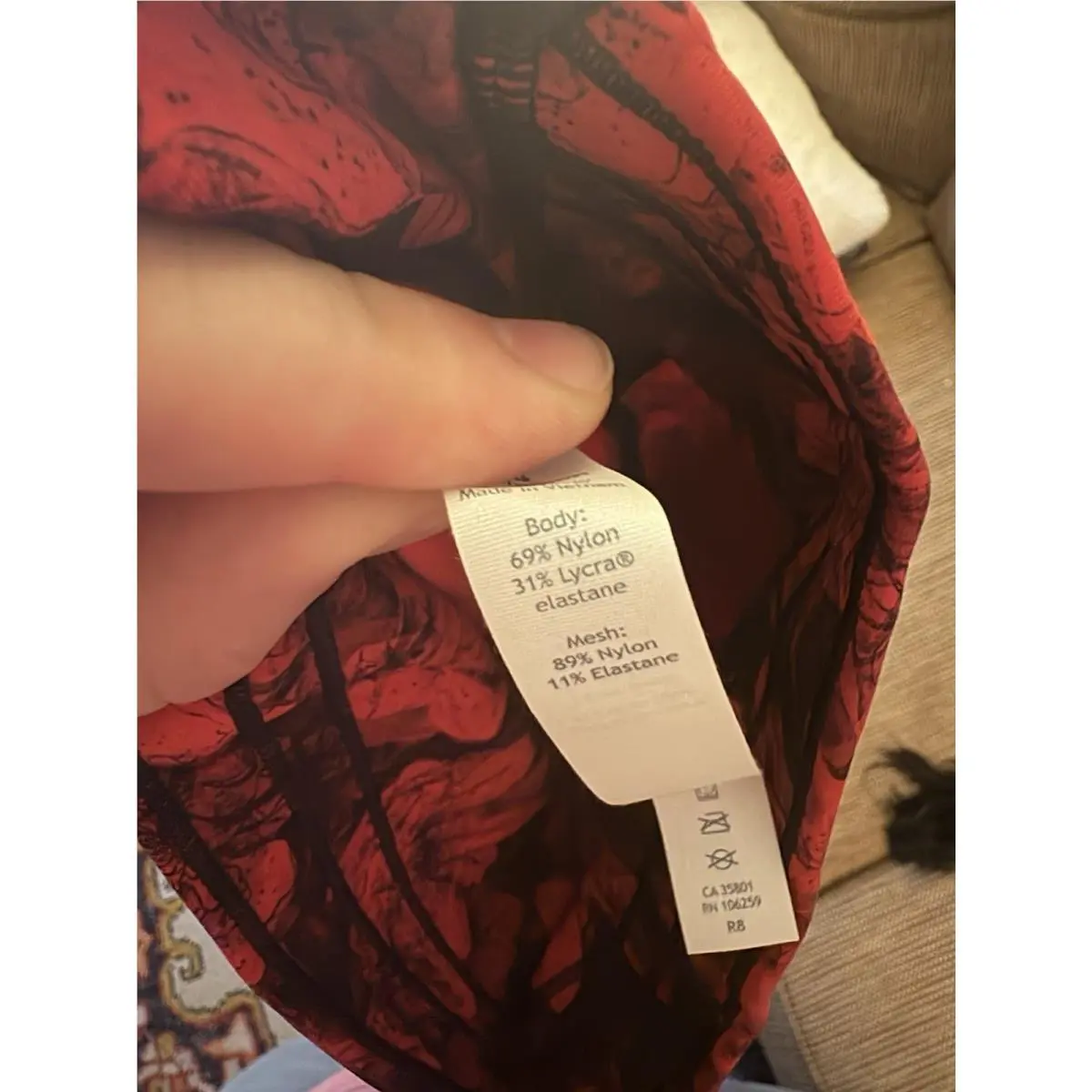 Lululemon clothing - Red 4