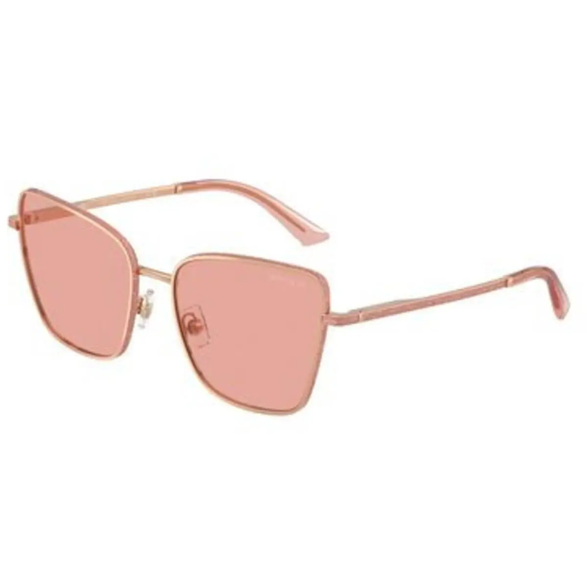 JC 4023 J Rose Gold / Pink Glitter 30087R Size 55 Sunglasses by Jimmy Choo