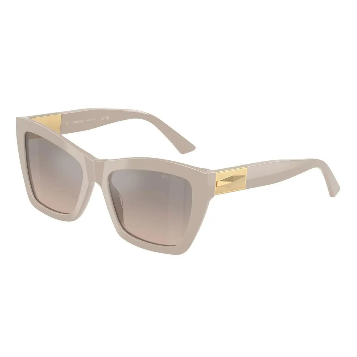 JC 5031 Ash / Brown Grad Grey Mirror Silver 50336I Size 54 Sunglasses by Jimmy Choo