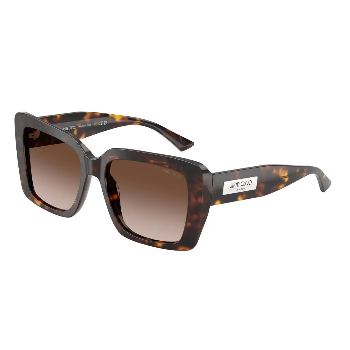 JC 5042 Havana / Brown Gradient 500213 Size 54 Sunglasses by Jimmy Choo