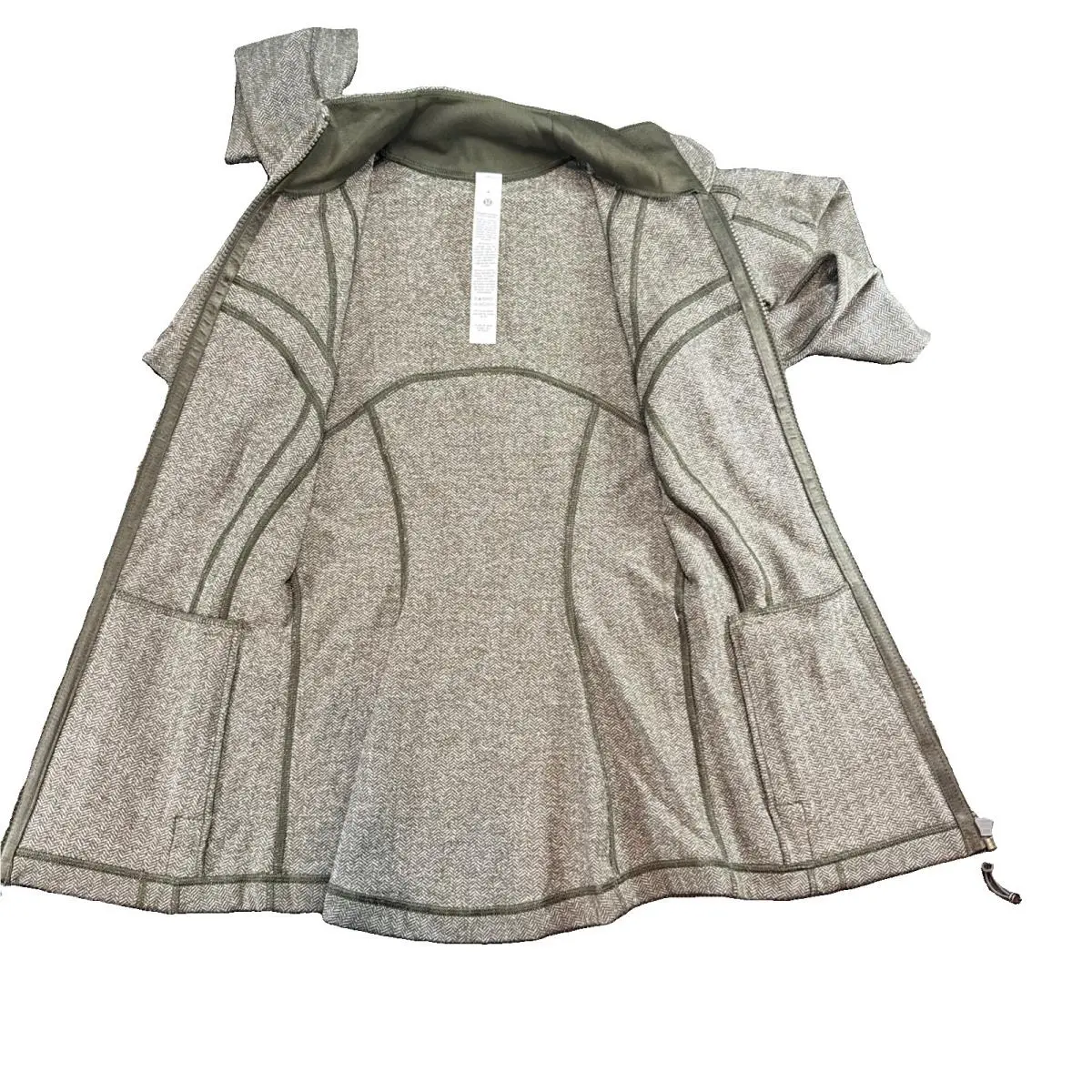 Lululemon clothing - Brown/Green Olive Herringbone 6