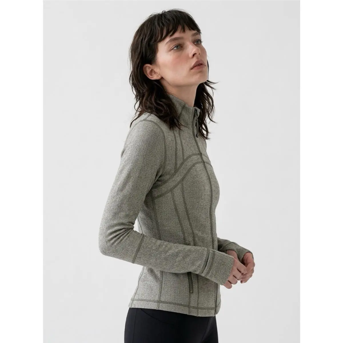Lululemon clothing - Brown/Green Olive Herringbone 0