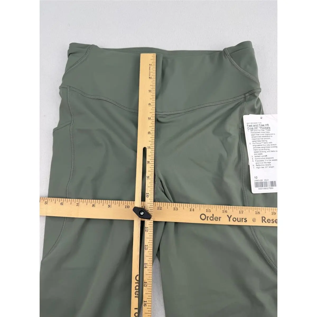Lululemon clothing - Fast and Free HR Crop 23