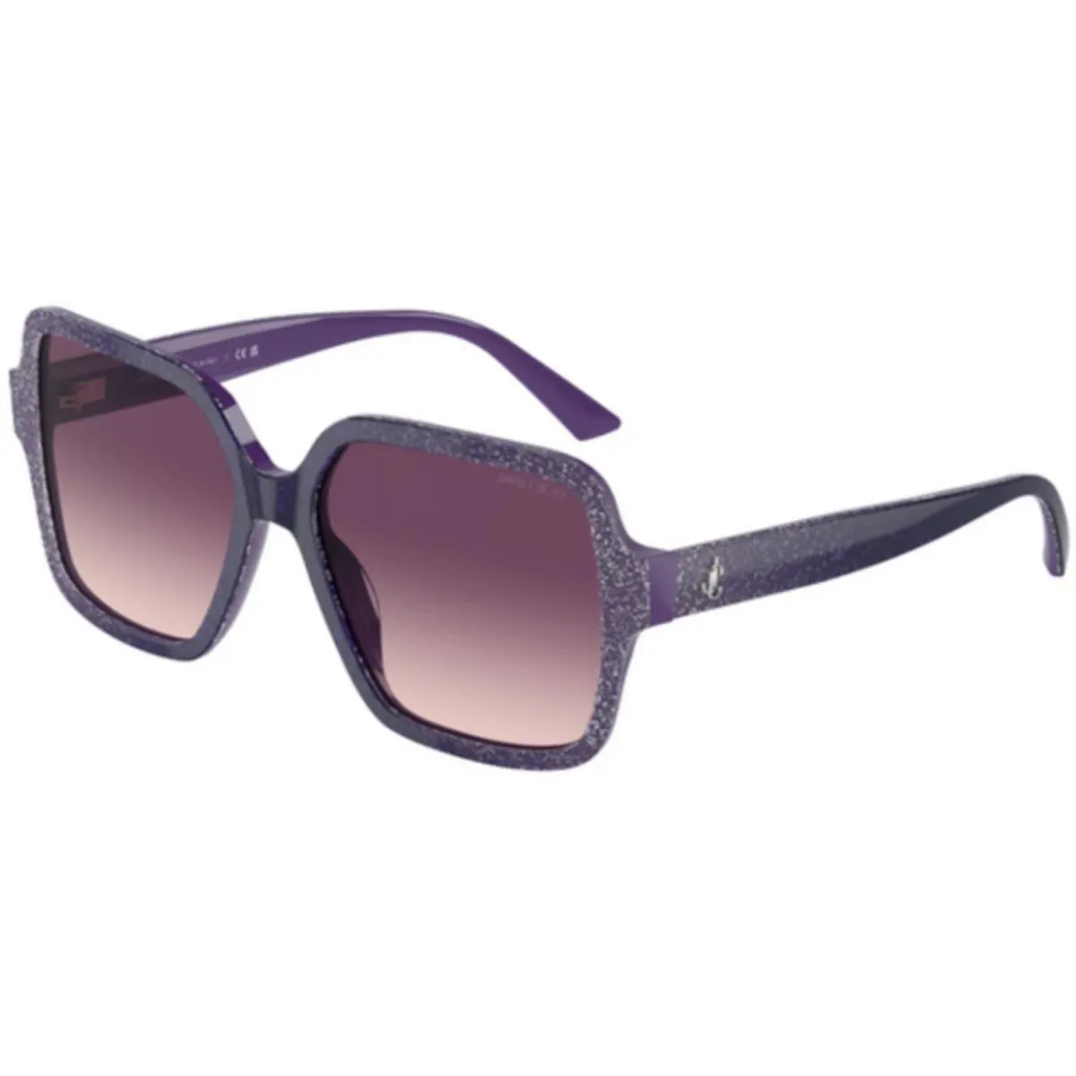 JC 5005 Violet Gradient Glitter / Pink 50447W Size 55 Sunglasses by Jimmy Choo