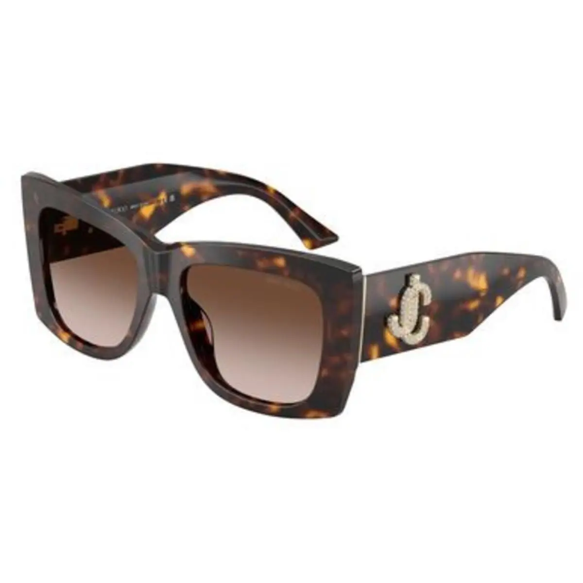 JC 5036 B Havana / Gradient Brown 500213 Size 54 Sunglasses by Jimmy Choo