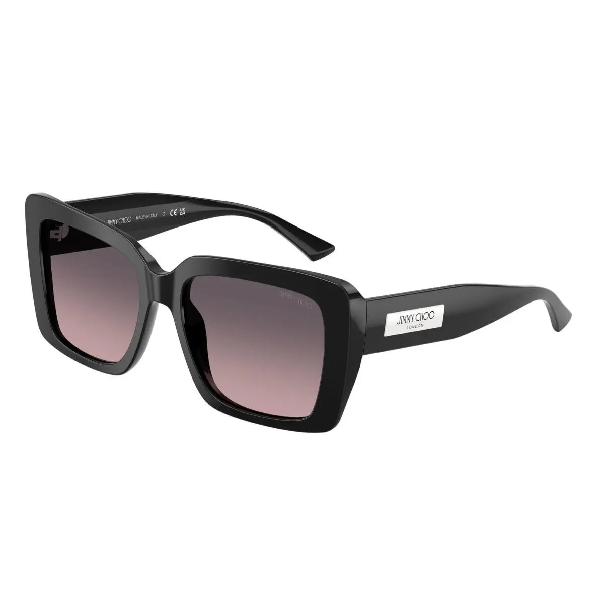 JC 5042 Black / Pink Gradient Grey 500046 Size 54 Sunglasses by Jimmy Choo