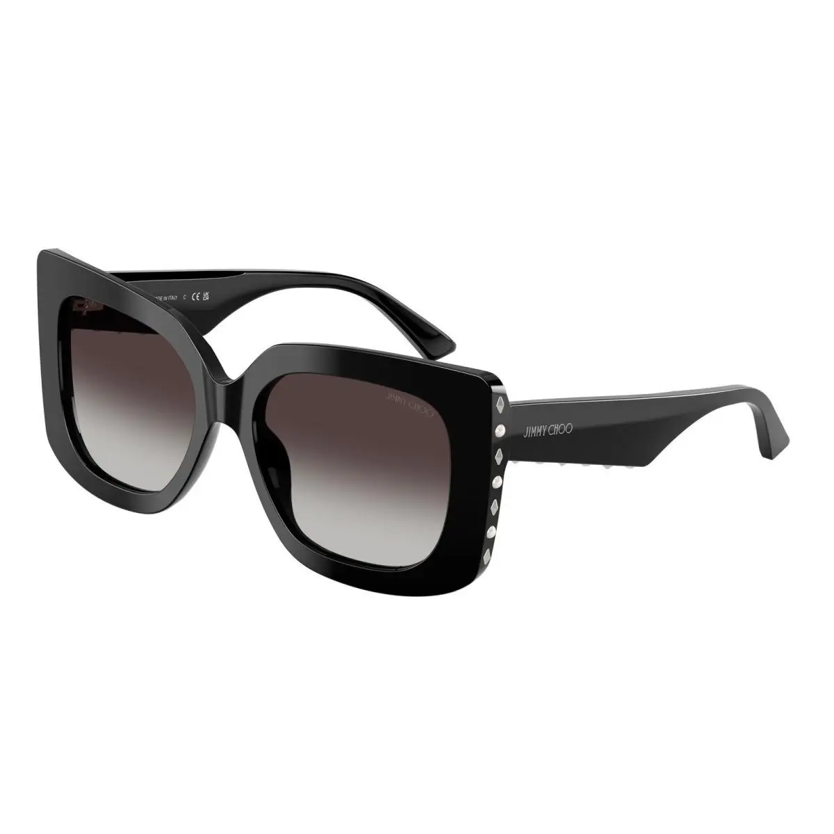 JC 5025 H Black / Gradient Grey 50008G Size 54 Sunglasses by Jimmy Choo