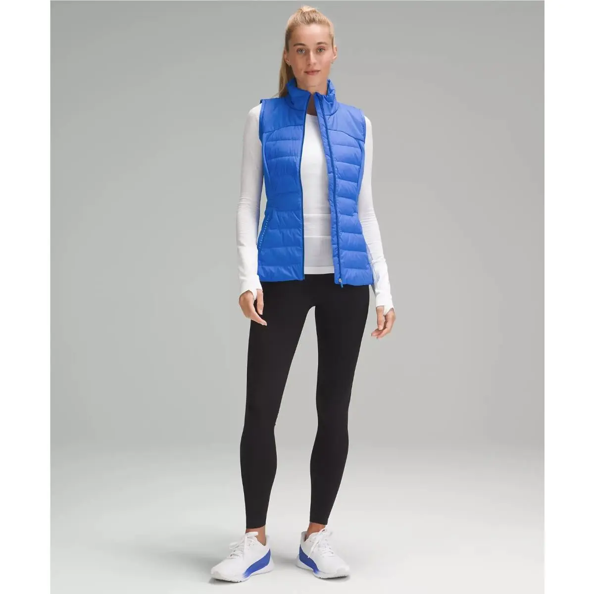 Lululemon clothing - Down for It All Vest in Pipe Dream Blue - Blue 0