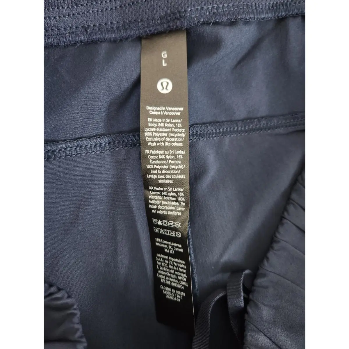 Lululemon clothing - True Navy 8