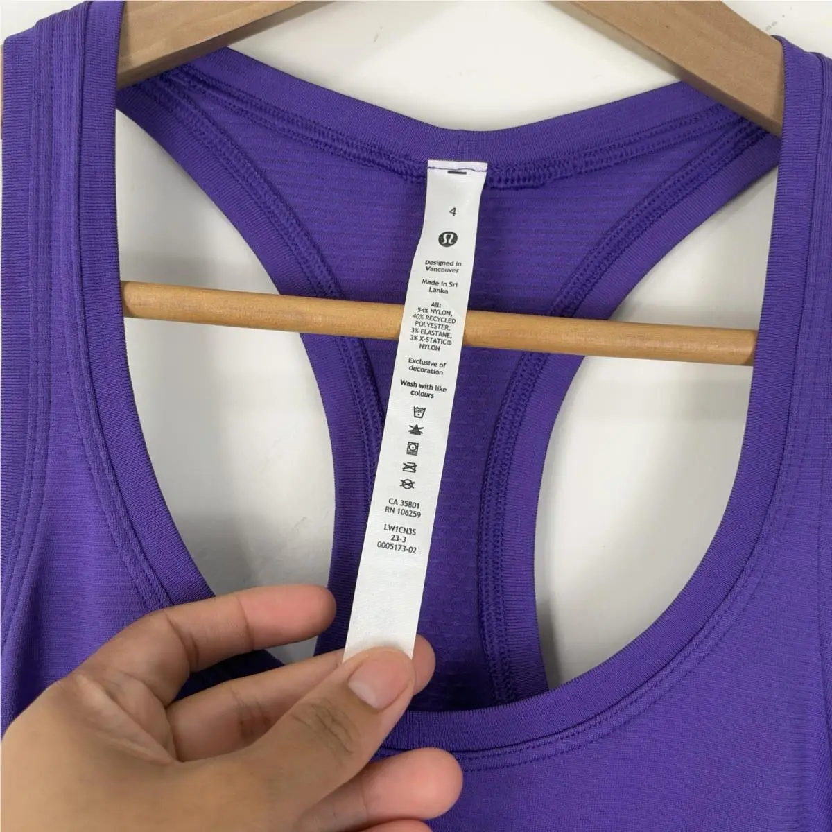 Lululemon clothing - Lululemon Swiftly Cami - Swiftly Cami - Purple 6