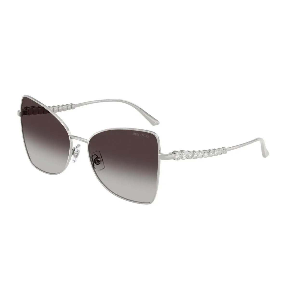 JC 4010 B Silver / Gradient Grey 30028G Size 55 Sunglasses by Jimmy Choo