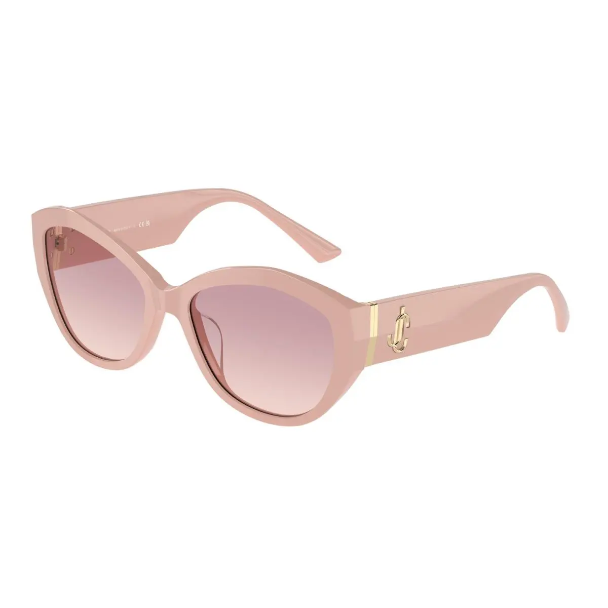 JC 5013 U Pink Brown Gradient Violet 501468 Size 55 Sunglasses by Jimmy Choo