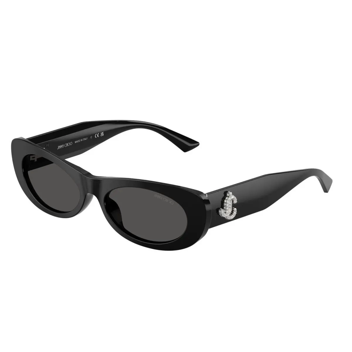 JC 5038 BU Black / Dark Grey 500087 Size 54 Sunglasses by Jimmy Choo