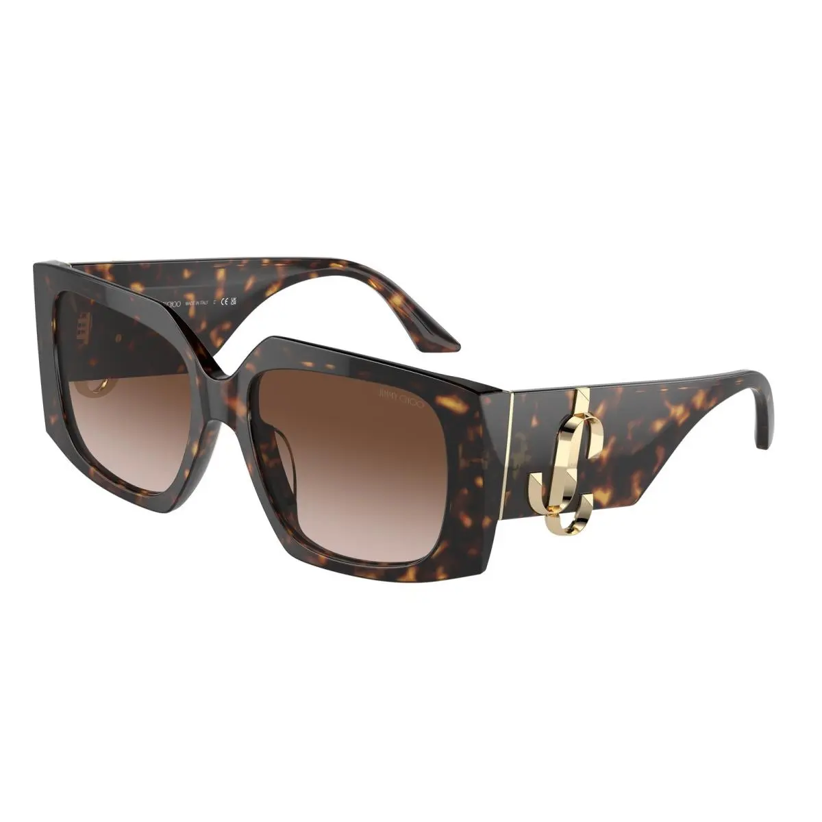 JC 5006 U Havana Gradient Brown 500213 Size 55 Sunglasses by Jimmy Choo