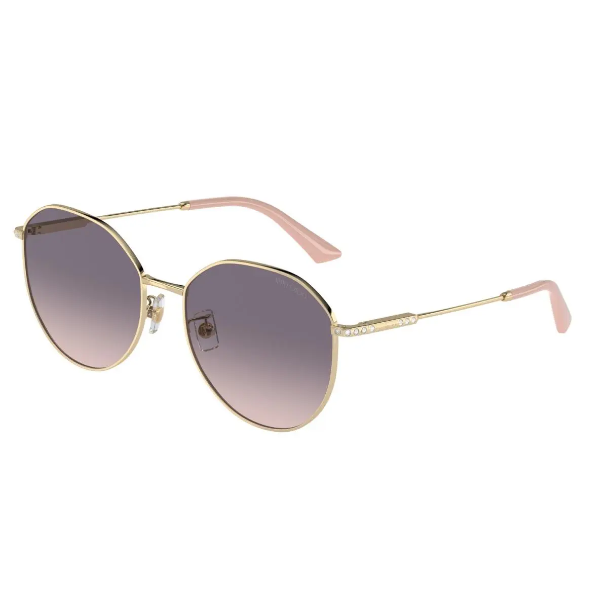 JC 4007 BD Pale Gold Pink Gradient Violet 300636 Size 58 Sunglasses by Jimmy Choo