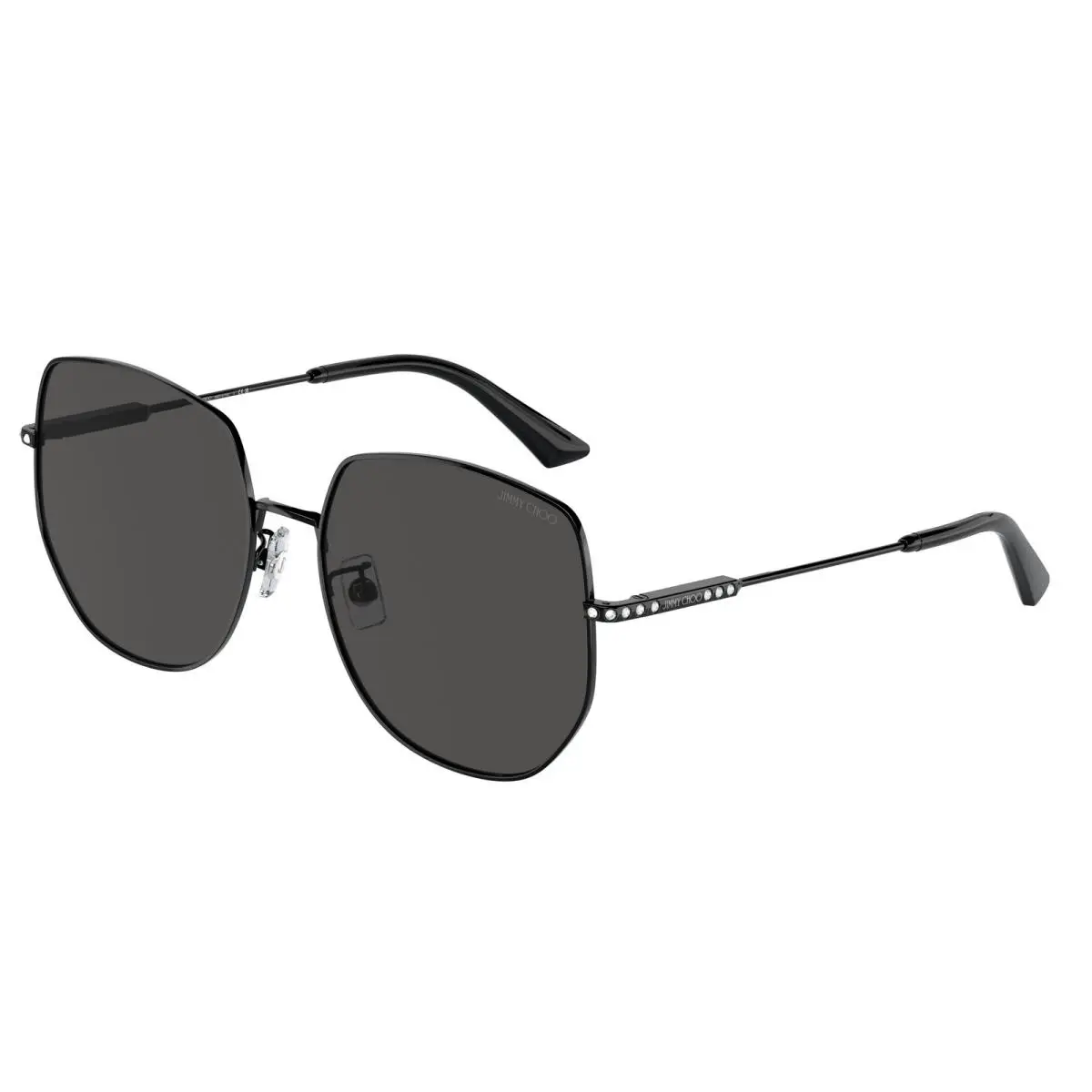 JC 4006 BD Black Dark Grey 300087 Size 58 Sunglasses by Jimmy Choo