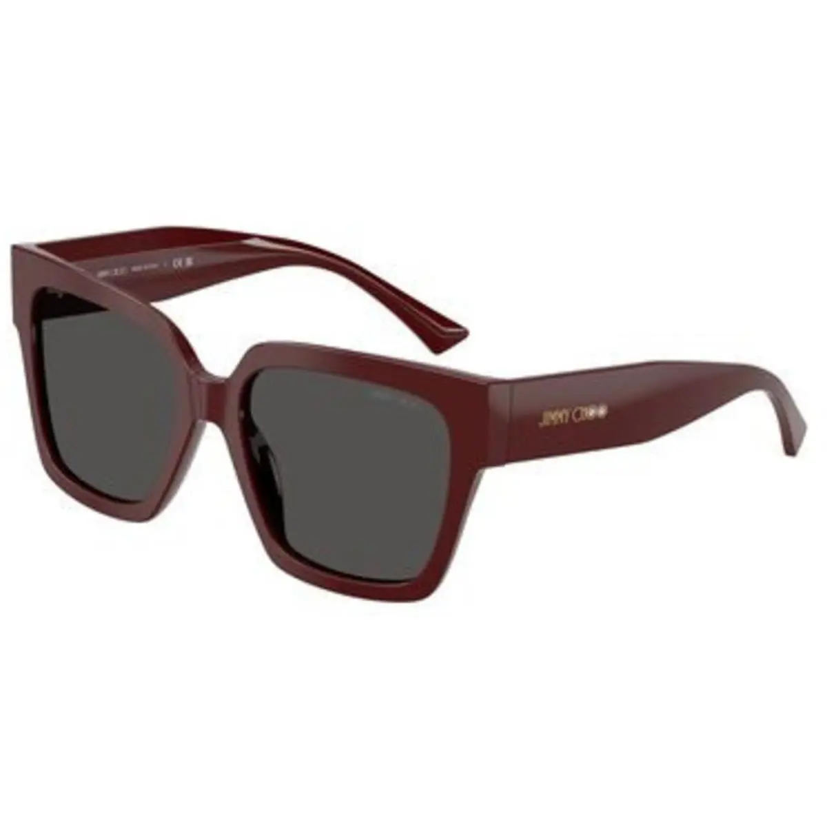 Jimmy Choo JC 5047 B Cranberry / Dark Grey 505787 Size 54 Sunglasses