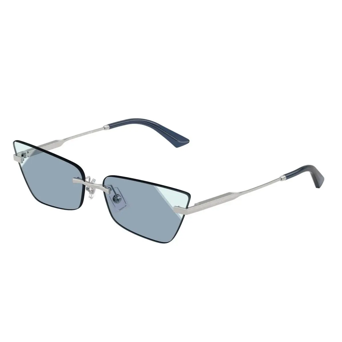 Jimmy Choo JC 4012 Silver / Azure Gradient Blue 30024S Size 60 Sunglasses