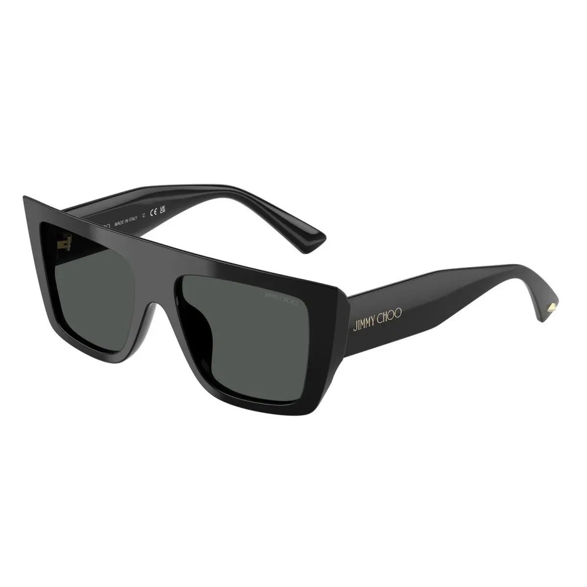 Jimmy Choo JC 5026 U Black / Dark Grey 500087 Size 52 Sunglasses