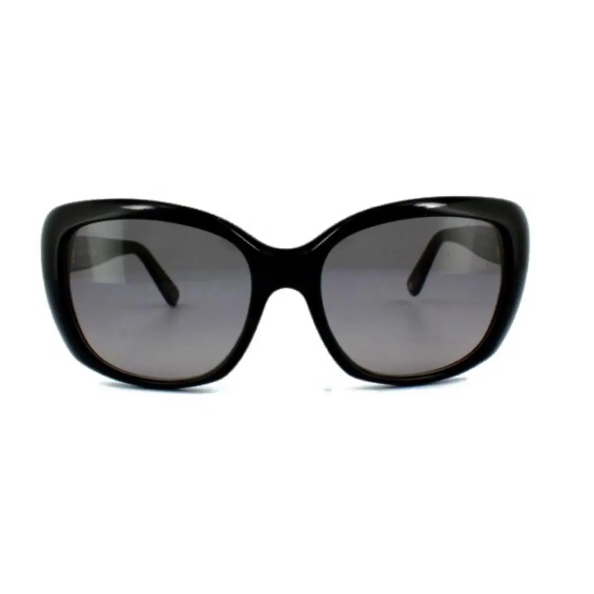 Black Oversized Cat Eye Smoke Gradient Sunglasses by Jimmy Choo
