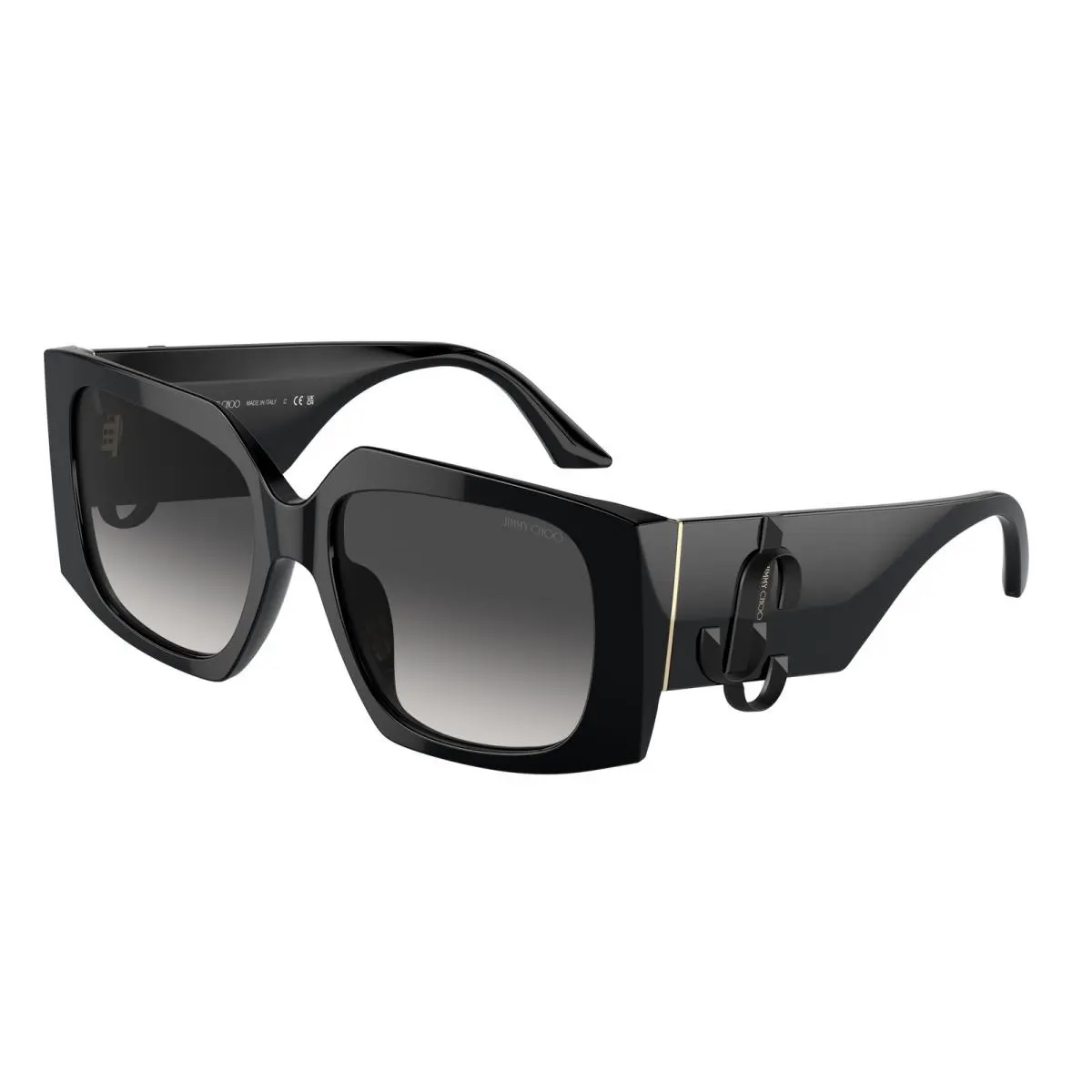 JC 5006 U Black Gradient Grey 50008G Size 55 Sunglasses by Jimmy Choo