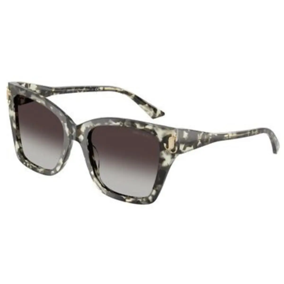 JC 5012 Milky Havana / Gradient Gray 50688G Size 54 Sunglasses by Jimmy Choo