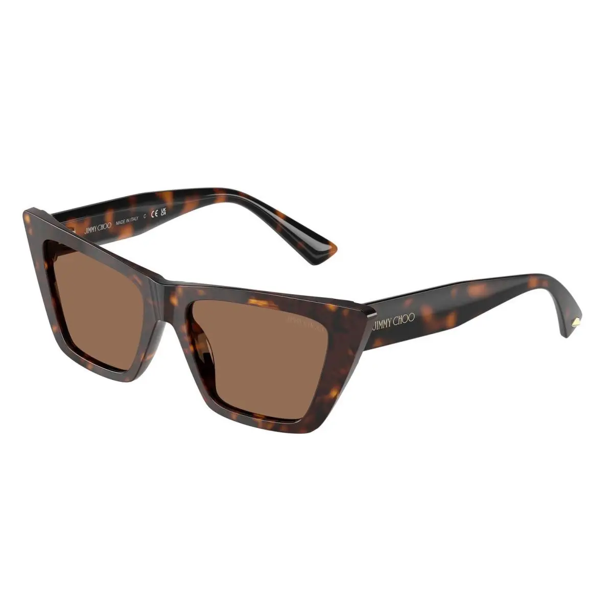 JC 5028 Havana / Dark Brown 500273 Size 53 Sunglasses by Jimmy Choo