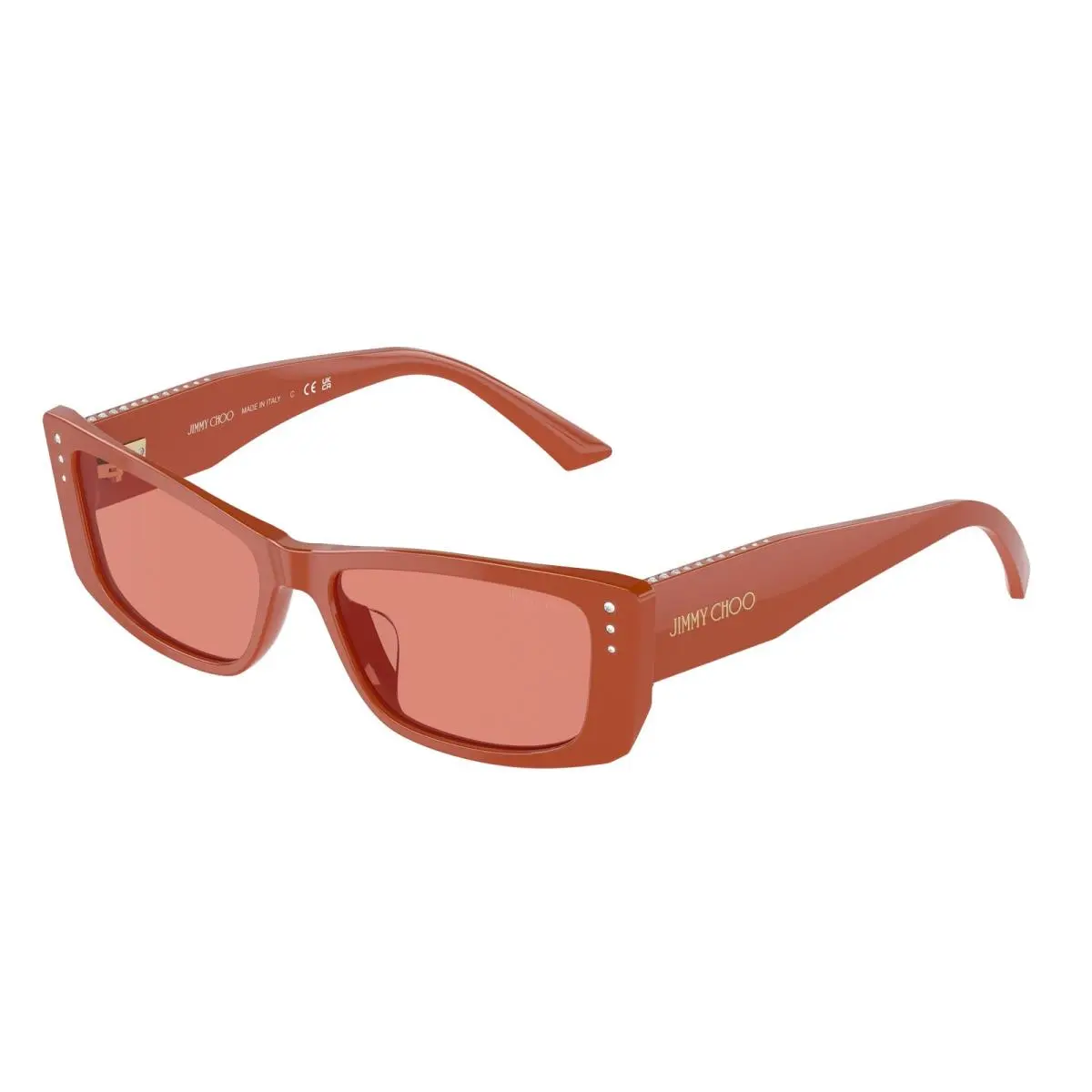 JC 5002 BU Paprika Pink 501084 Size 55 Sunglasses by Jimmy Choo