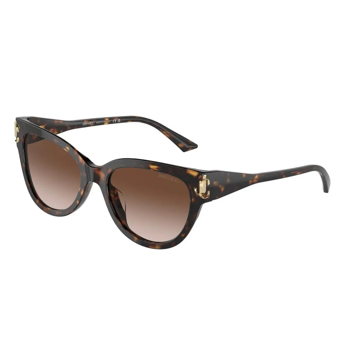 JC 5018 U Havana Gradient Brown 500213 Size 54 Sunglasses by Jimmy Choo
