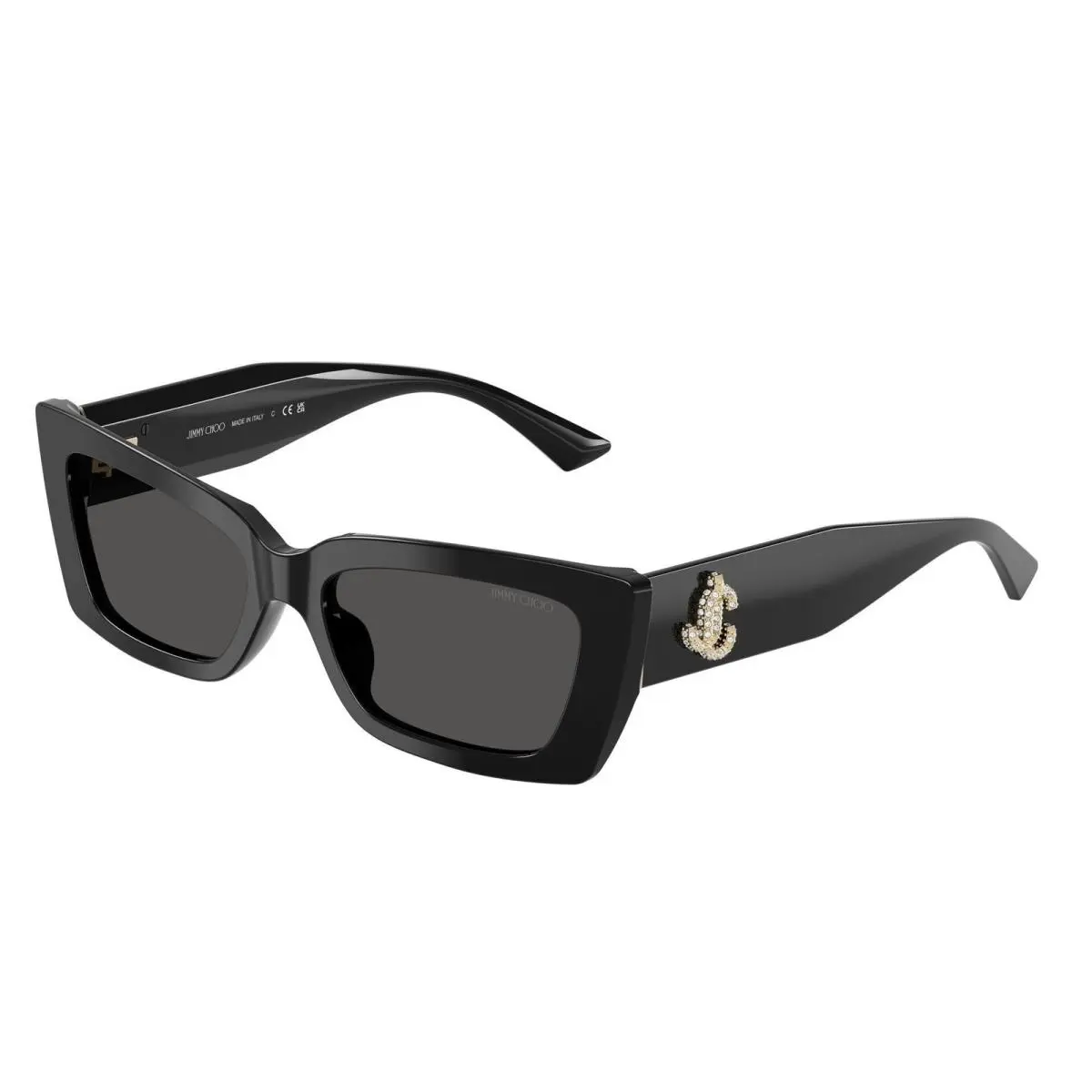 JC 5037 BU Black / Dark Grey 500087 Size 54 Sunglasses by Jimmy Choo