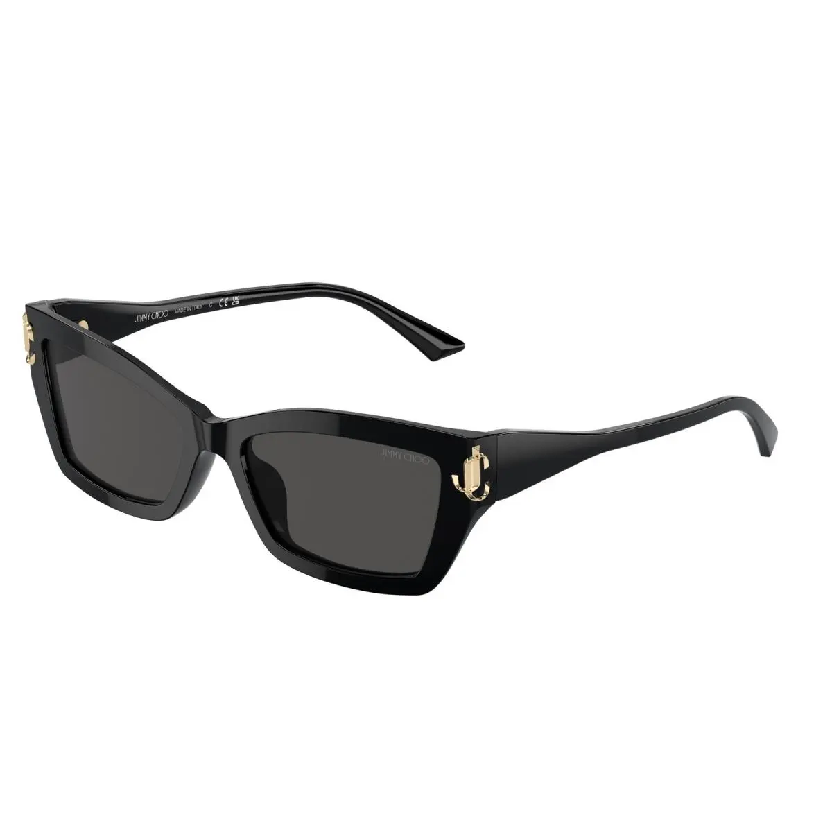 Jimmy Choo JC 5011 U Black Dark Grey 500087 Size 55 Sunglasses