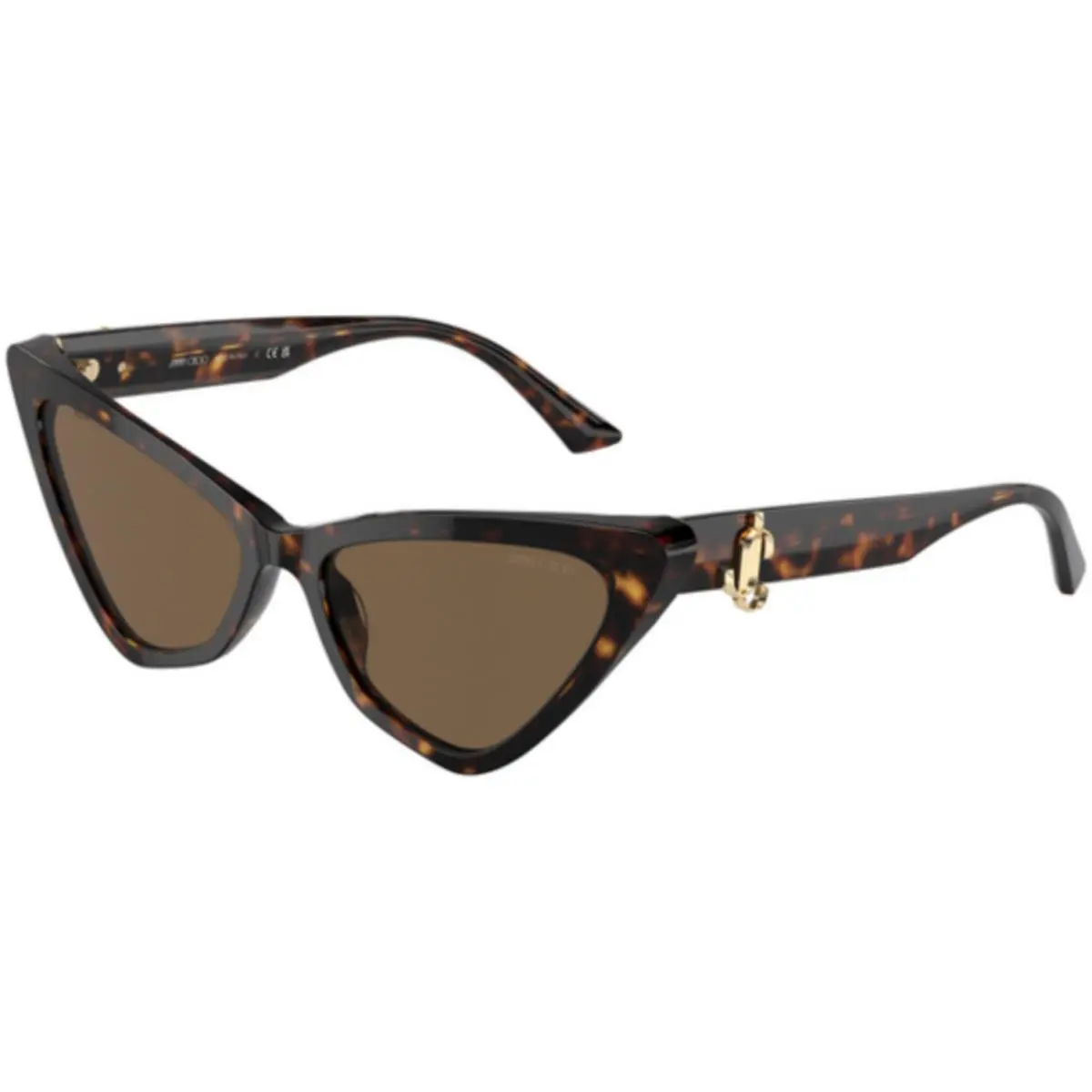 JC 5008 Havana / Dark Brown 500273 Size 55 Sunglasses by Jimmy Choo