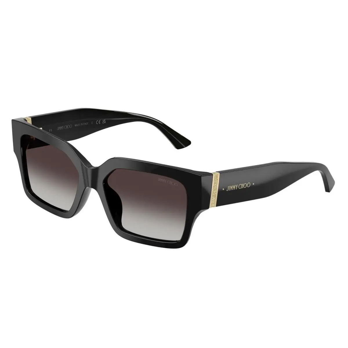 JC 5058 JU Black / Grey Gradient 50008G Size 55 Sunglasses by Jimmy Choo