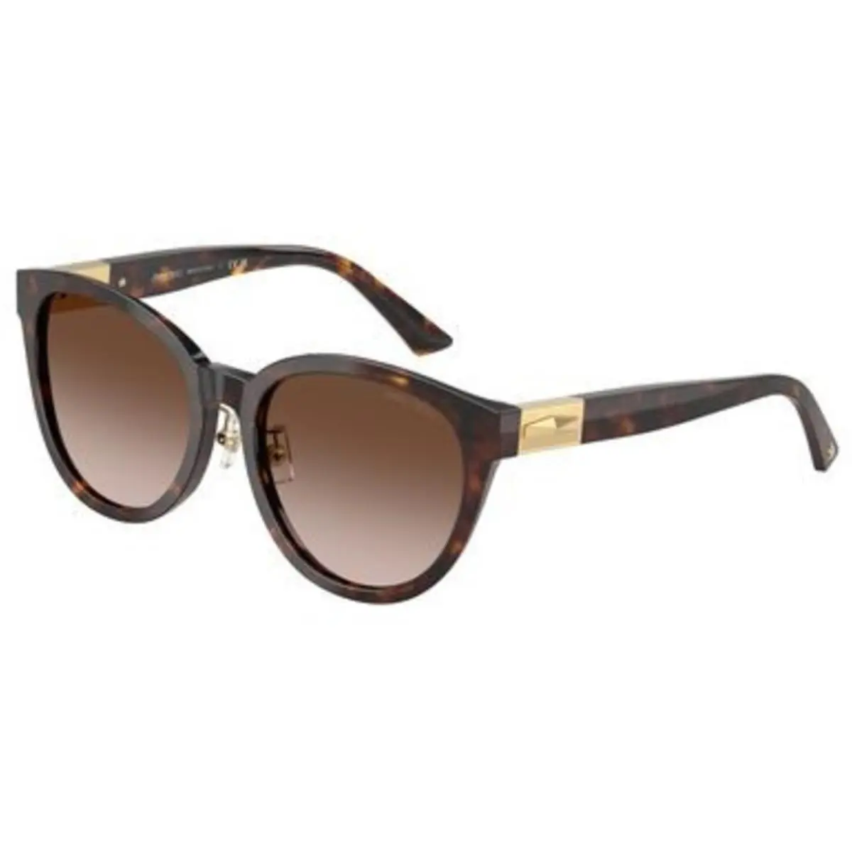 JC 5032 D Havana / Gradient Brown 50028G Size 55 Sunglasses by Jimmy Choo