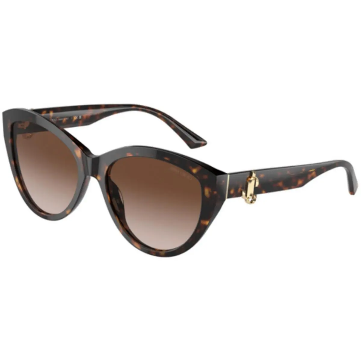 JC 5007 Havana / Gradient Brown 500213 Size 55 Sunglasses by Jimmy Choo