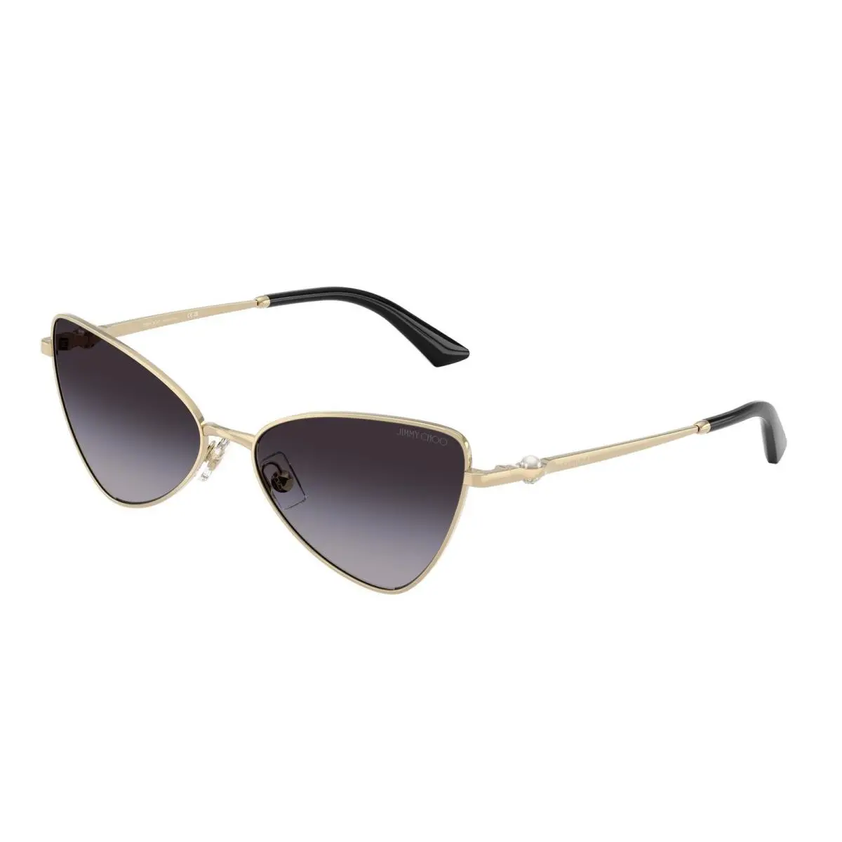 JC 4015 HB Pale Gold / Gradient Gray 30068G Size 57 Sunglasses by Jimmy Choo