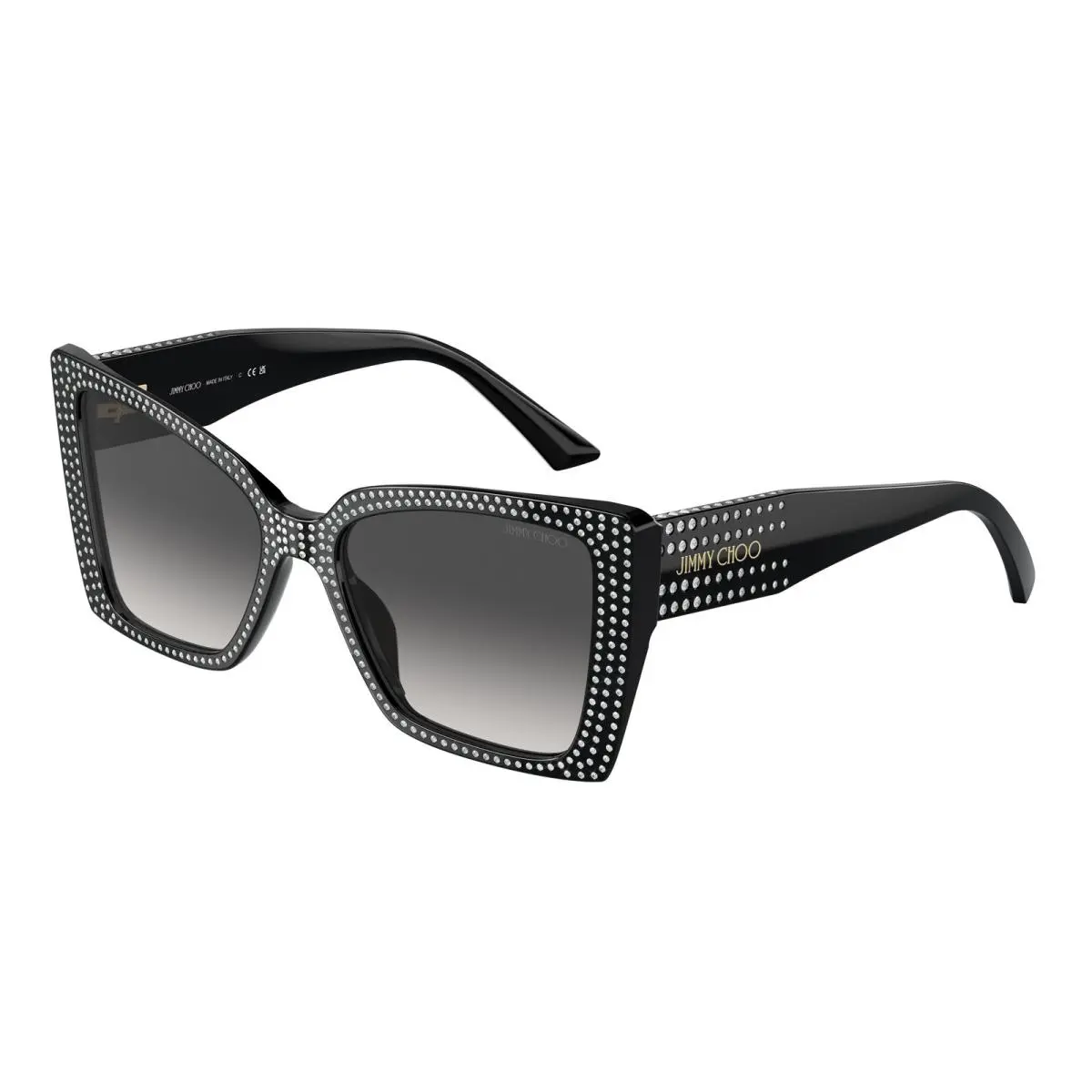 JC 5001 B Black Gradient Grey 50538G Size 54 Sunglasses by Jimmy Choo