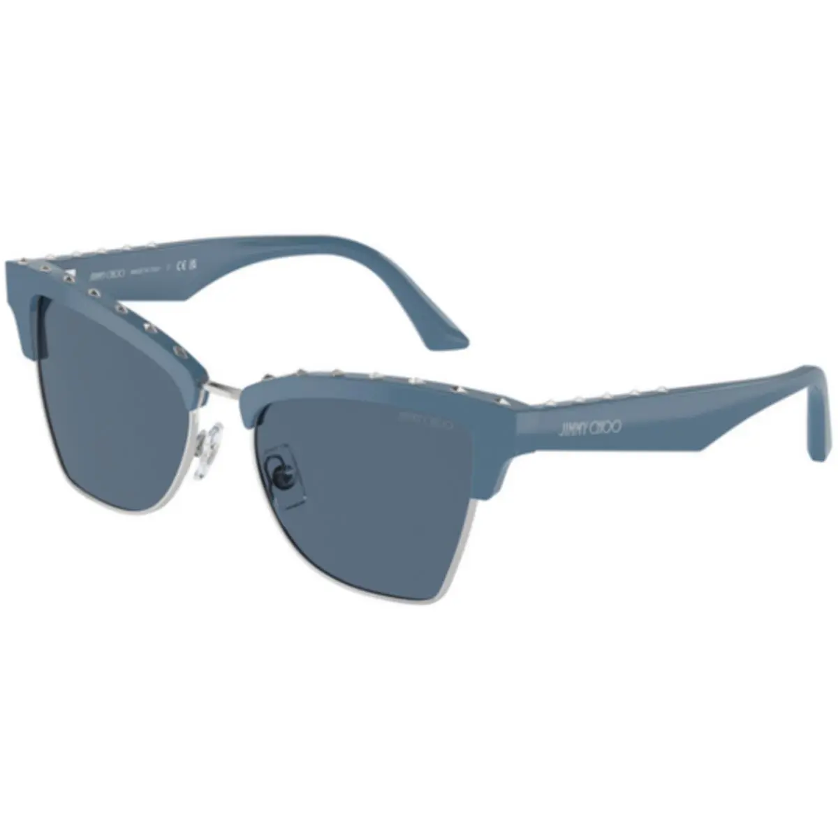 JC 5014 Blue/silver / Dark Blue 502080 Size 54 Sunglasses by Jimmy Choo