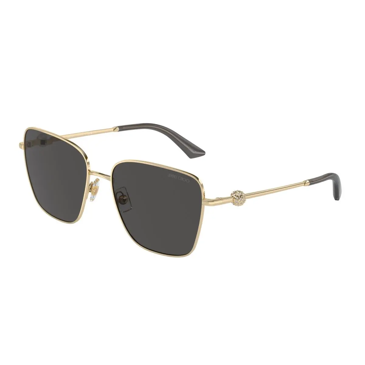 JC 4005 HB Pale Gold Dark Grey 300687 Size 56 Sunglasses by Jimmy Choo