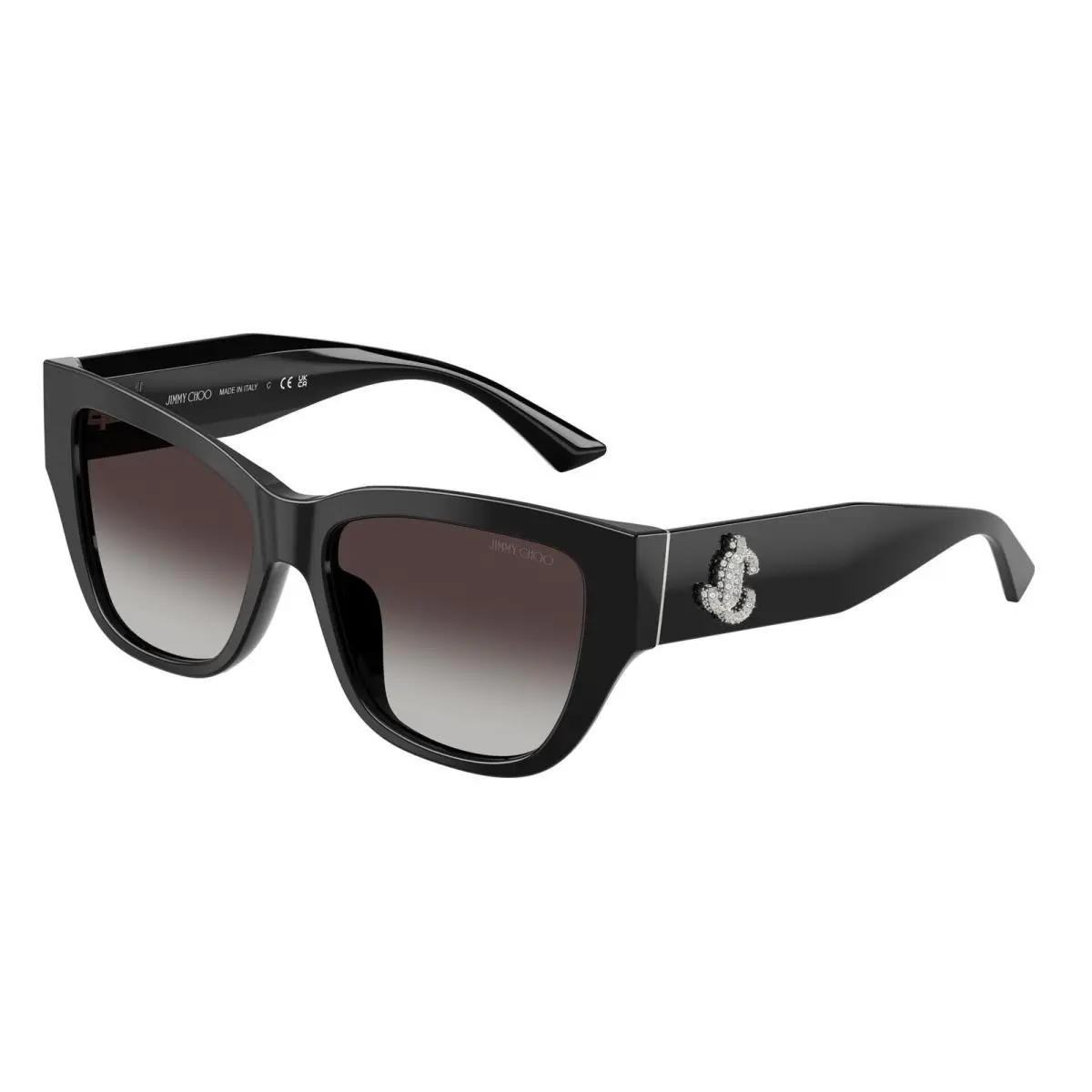 JC 5039 BU Black / Gradient Gray 50008G Size 54 Sunglasses by Jimmy Choo