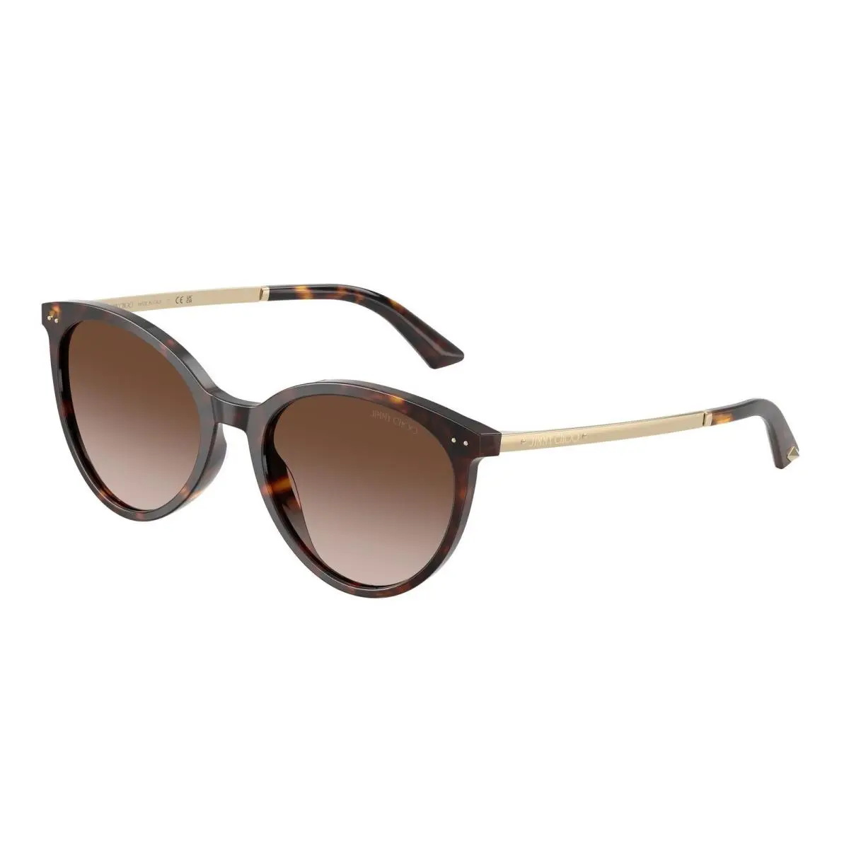 JC 5060 Havana / Gradient Brown 500213 Size 53 Sunglasses by Jimmy Choo