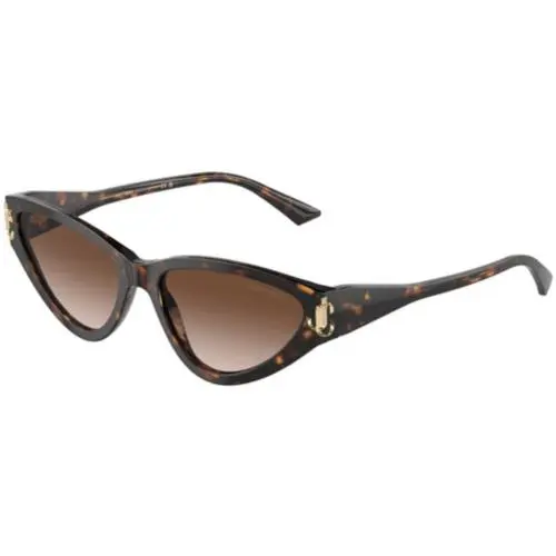 JC 5019 Havana / Gradient Brown 500213 Size 55 Sunglasses by Jimmy Choo