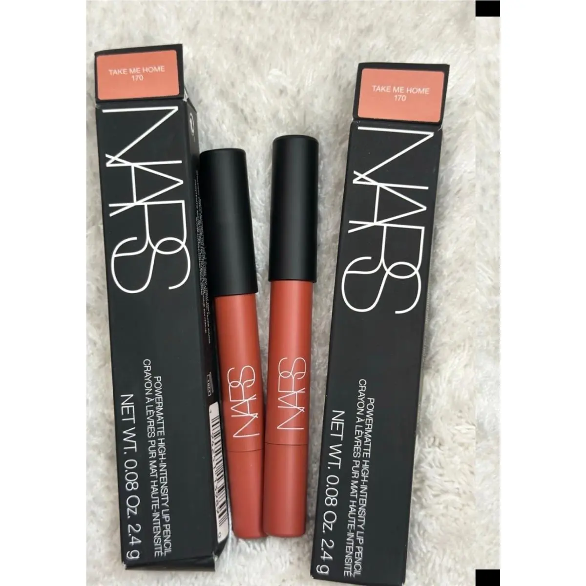 2pk Nars Powermatte High Intensity Lip Pencil 170 Take ME Home 0.08oz/2.4g. Pnew by NARS Cosmetics