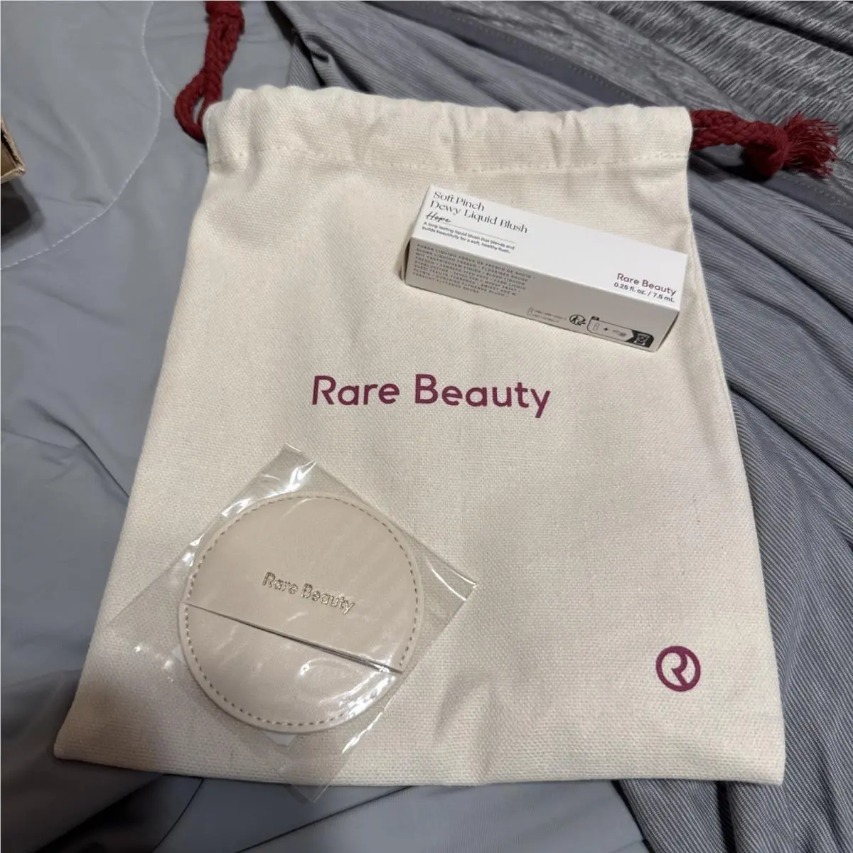Beauty Soft Pinch Liquid Blush Color: Hope Pocket Mirror and Makeupbag