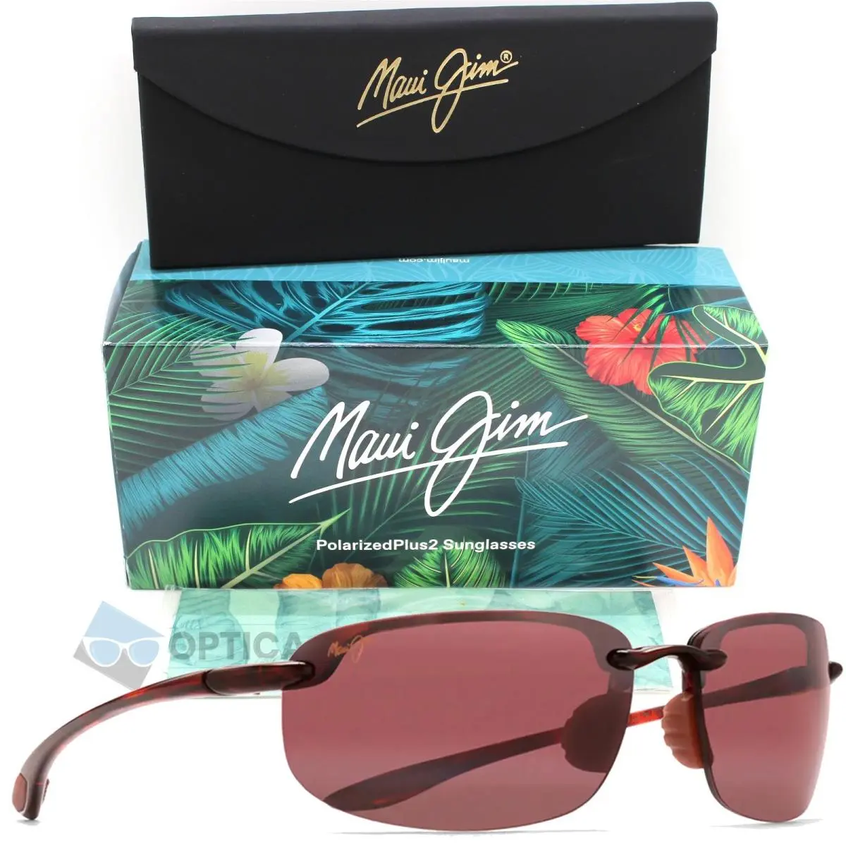 Ho`okipa Reader + 2.50 Polarized Sunglasses R807-1025 / MJ0407S-012 by Maui Jim