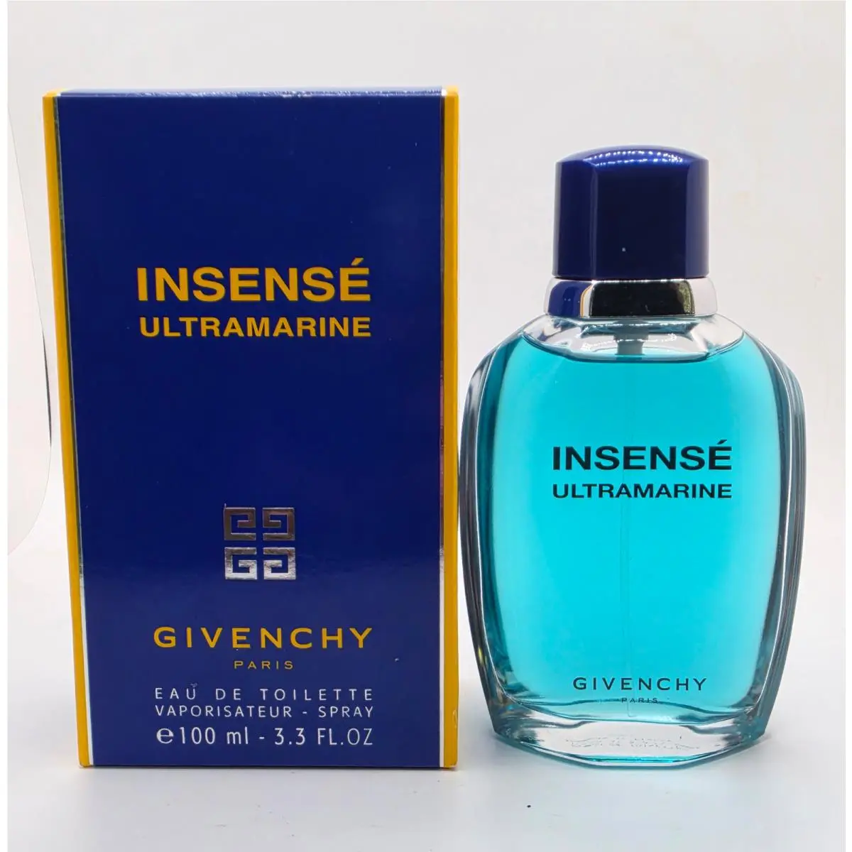 Vintage 2007  Insense Ultramarine 3.4oz 100ml Edt Full Unsprayed 76.7% by Givenchy