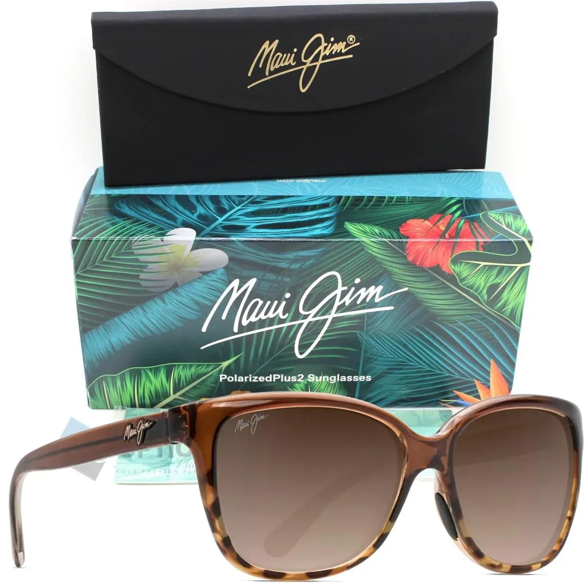 Starfish Polarized Women Sunglasses Chocolate Tortoise MJ0744S-002 by Maui Jim