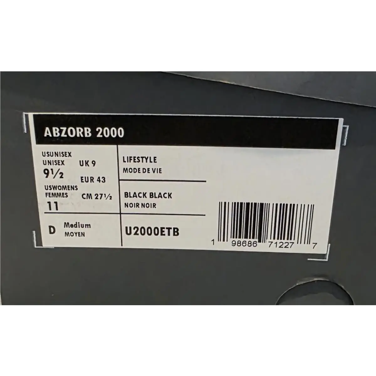 New Balance shoes - New Balance 2000 - U2000ETB - Black 18