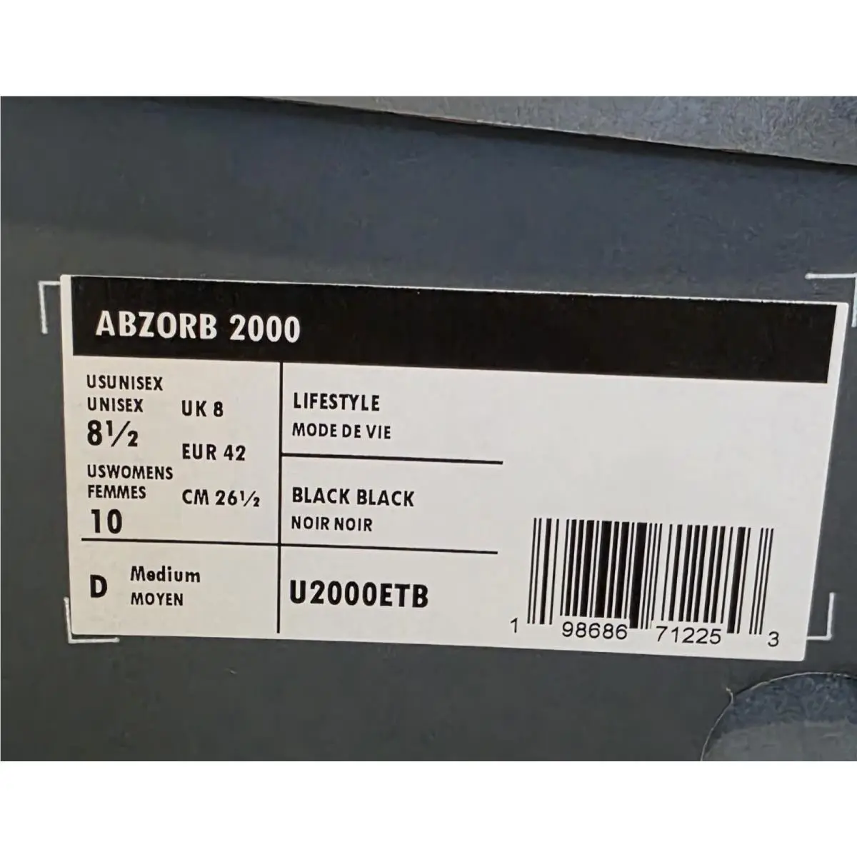 New Balance shoes - New Balance 2000 - U2000ETB - Black 20